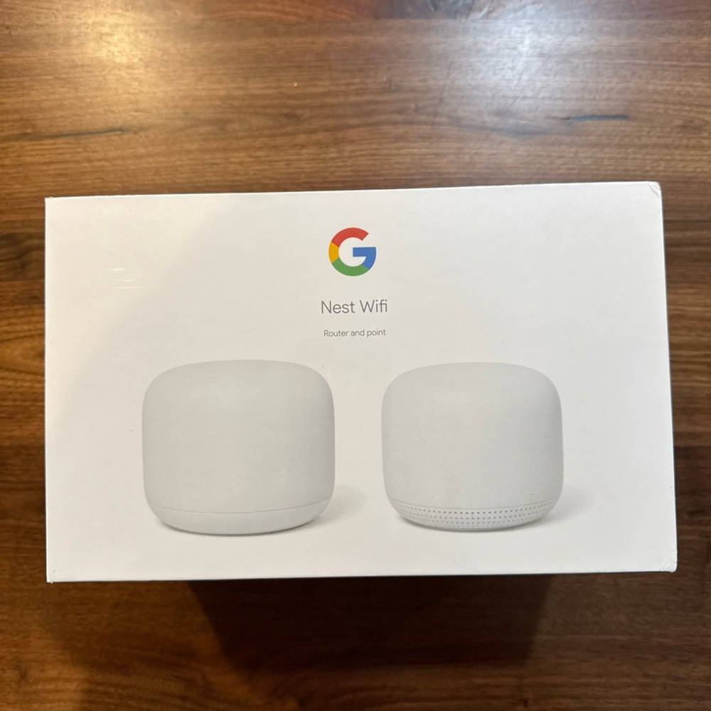 Google Nest Wifi System in Snow